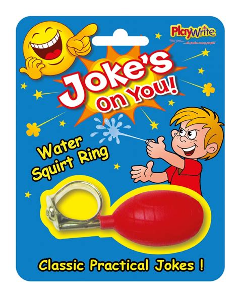Jokes On You Water Squirt Ring Classic Practical Joke Novelty Trick