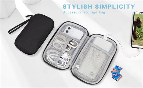 Fyy Electronic Organizer Travel Cable Organizer Bag Pouch Electronic