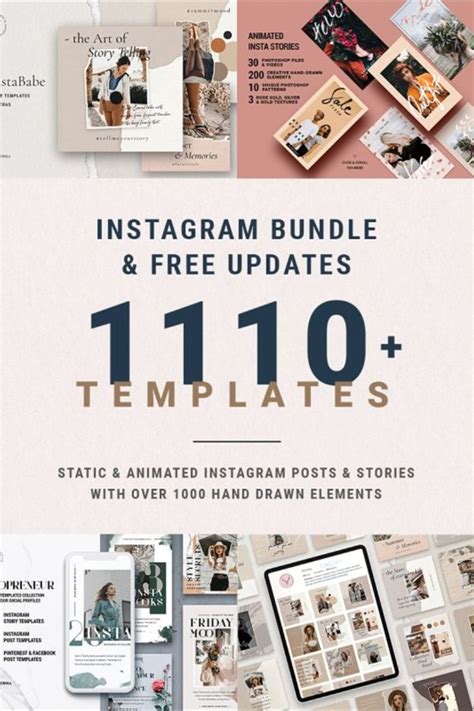 Ultimate Instagram Bundle Updates In 2020 Instagram Post Template