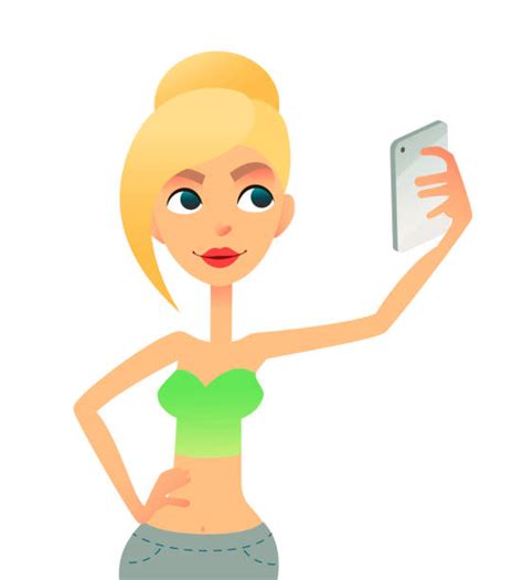 Woman Holding Phone Pov Illustrations Royalty Free Vector Graphics