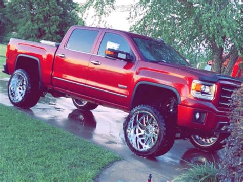 2014 Gmc Sierra 1500 With 24x14 76 Tis 544v And 35135r24 Amp Mud