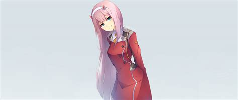 Zero two, zero two darling in the franxx 1920x1080 zero two desktop hd wallpapers these pictures of this page are about:zero two 1080p follow the vibe and change your wallpaper every day! Download Cute, Zero Two, pink long hair, uniform wallpaper, 2560x1080, Dual Wide, Widescreen