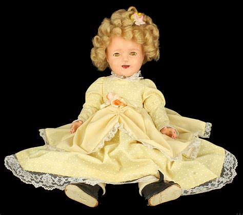 vintage 1930 s ideal shirley temple 18 sleepy eye composition toy doll