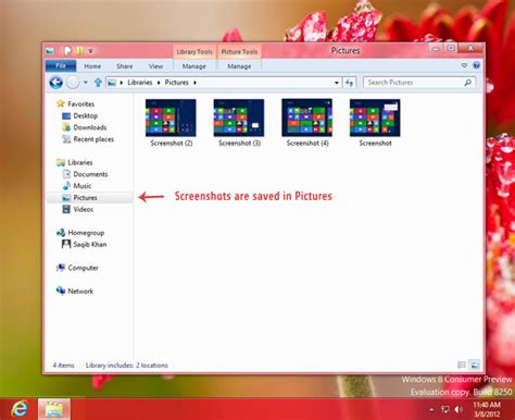 How To Take Screenshots In Windows 8 No Software Required