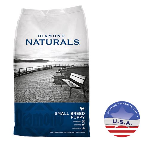 As you can see, diamond and purina pro plan guarantee a similar amount of crude fat.for wet dog foods, diamond provides more fat (about 6.28% more). Diamond Naturals Small Breed Puppy Food | Lambert Vet Supply