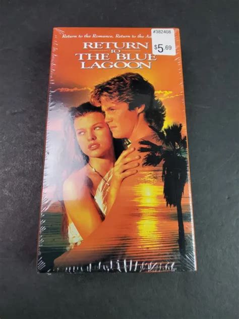 Return To The Blue Lagoon Vhs 1992 Rare Oop Watermark New Sealed 16