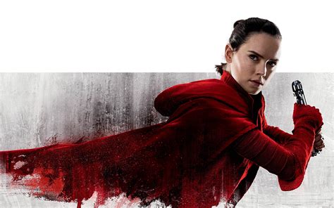 Daisy Ridley As Rey In Star Wars The Last Jedi Wallpaper