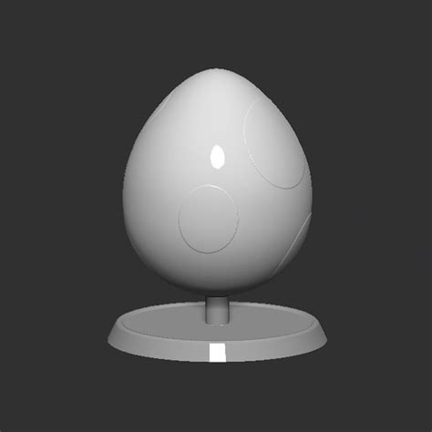 Download Stl File Yoshi Egg Based 3d Print Template ・ Cults