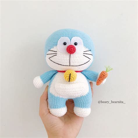 Doraemon Crochet Pattern Amigurumi Crochet Pattern Doraemon Etsy