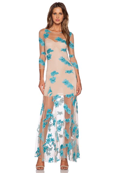 For Love Lemons Orchid Maxi Dress In Aqua From Revolve Com