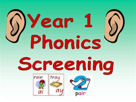 Ppt Year 1 Phonics Screening Powerpoint Presentation Free Download