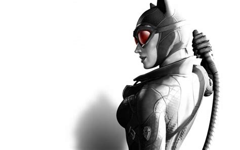 Batman Arkham Asylum Catwoman White Hd Wallpaper Games Wallpaper Better