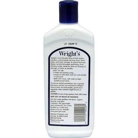 Wrights Silver Polish Cleaner Anti Tarnish Clean Etsy