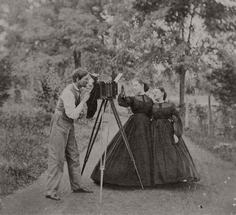 Vintage 19th Century Photographers With Their Cameras Monovisions
