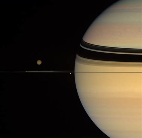 Four Moons Over Saturn Saturn In Full Color Glory Plus Mo Flickr
