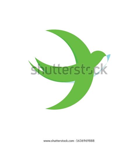 Swift Bird Flying Logo Vector File Stock Vector Royalty Free