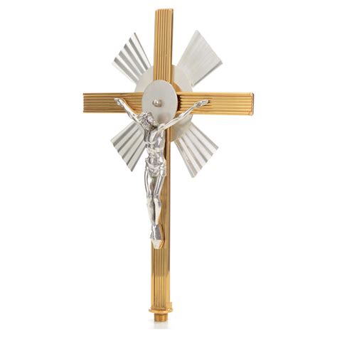 Processional Cross With Bi Coloured Halo Of Rays Online Sales On