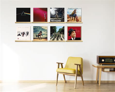 Lp Vinyl Record Wall Display Four Pack Display Your Daily Listening In