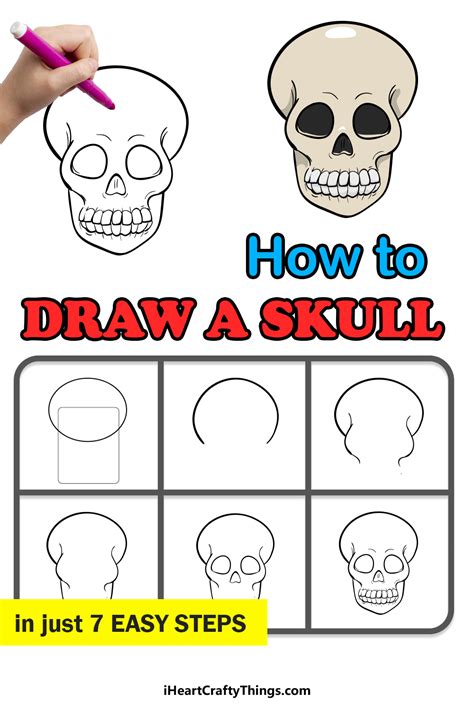 Learn How To Draw A Skull Skulls Step By Step Drawing
