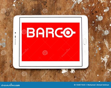 Barco Manufacturer Logo Editorial Image Image Of Display 102877645