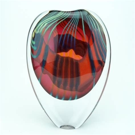 Arrival Of Spring Blown Glass Sculpture By Peter Layton Large Wide