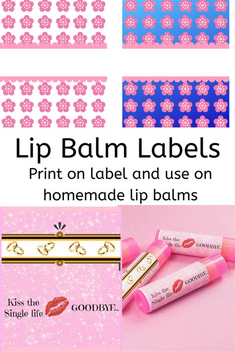 Printable Lip Balm Labels