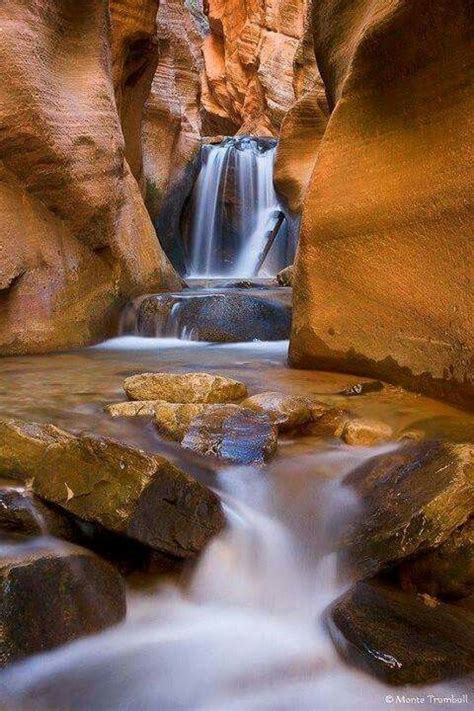 Red Rock Falls Kanarraville Utah Waterfall Rock Waterfall