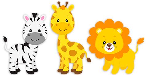 Resultado De Imagen Para Animales Safari Bebe Safari Baby Png Festa