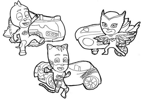 Select from 35870 printable crafts of cartoons, nature, animals, bible and many more. Catboy Owlette And Gekko Coloring Pages Pj Masks Printable ...