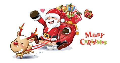 Santa Claus Christmas Ride Email Backgrounds Id 1891