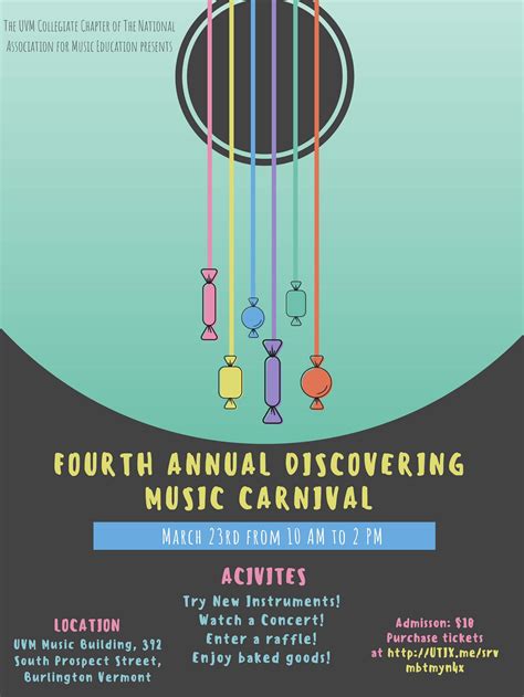 Fourth Annual Discovering Music Carinival Uvm Bored