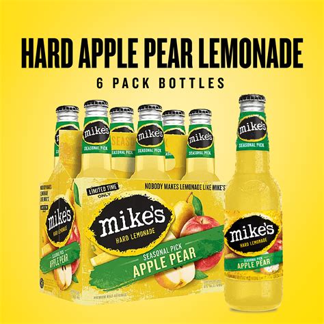 Mikes Hard Lemonade Seasonal Pick 6 Pack 112 Fl Oz Bottles