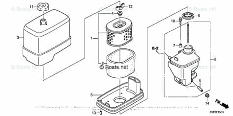 Honda Small Engine Parts GX390 OEM Parts Diagram for AIR ...