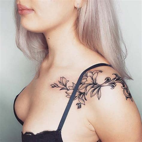 36 cool and awesome shoulder tattoos ideas for women