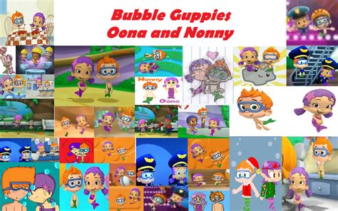 Bubble Guppies Oona And Nonny By Bigpurplemuppet99 On Deviantart