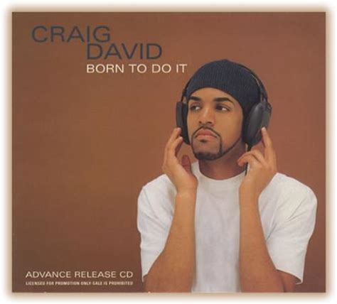 Craig David Born To Do It Us Promo Cd Album Cdlp 189687