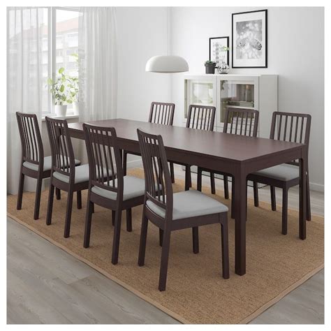 Ekedalen Extendable Table Dark Brown Ikea Table Ikea Table And Chairs Table Legs Brown