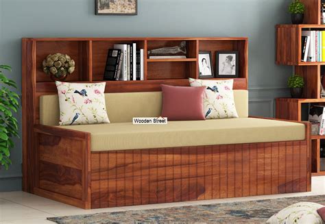 Wooden Sofa Come Bed Design With Storage Sofa Design Ideas