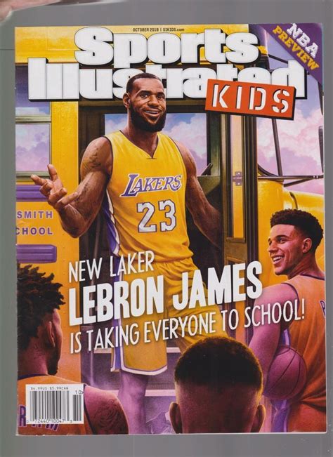 Sports Illustrated For Kids Magazine Oct 2018lebron James La Lakers