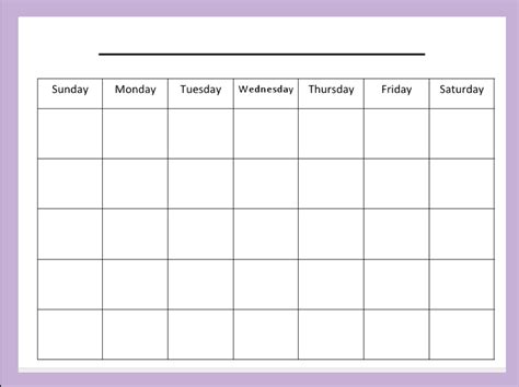 Blank Week Calendar Clipart 20 Free Cliparts Download Images On
