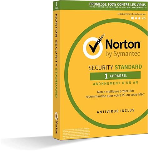 Symantec Norton Security Standard 30 Fr 1 User 1 Device 12m Card