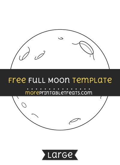 Printable Full Moon