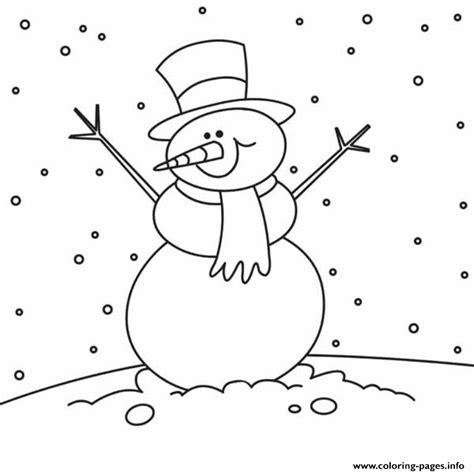 Free winter colouring page with snowmen from crafts on sea. Christmas Winter Holiday Snowman 0cc6 Coloring Pages Printable