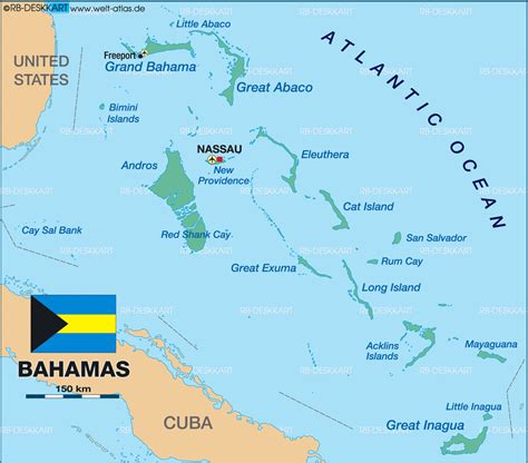 Map Of Bahamas The Country Welt Atlasde