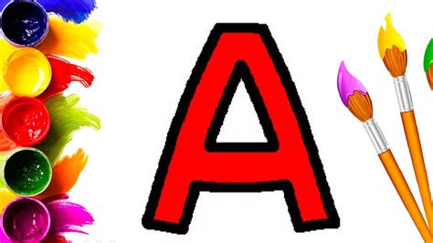 Learn Letters For Kids How To Draw Abc And All The Letters Of The