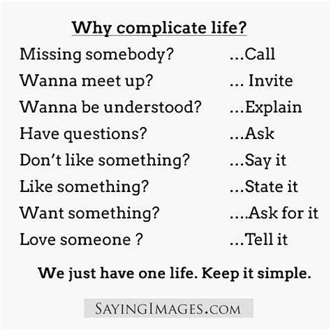 Untitled Why Complicate Life Inspirational Quotes Pictures Cheesy