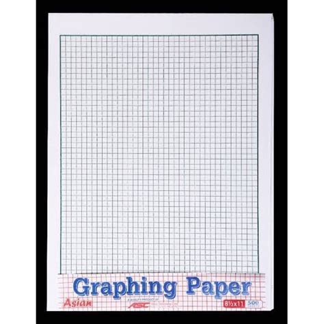 500 Sheets Asian Graphing Paper 8 1 2 X 11 Graph Graphing Papers Graphs