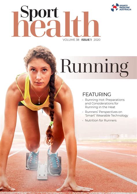 Sport Health Volume 38 Issue 1 Running By Sports Medicine Australia