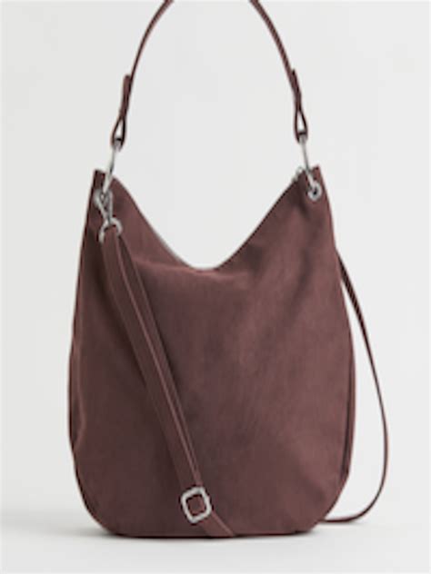 Buy Handm Brown Structured Hobo Bag Handbags For Women 19283144 Myntra