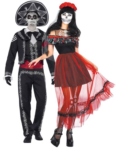 Mexikanisches Tag Der Toten P Rchen Halloween Paarkost M F R Erwachsene